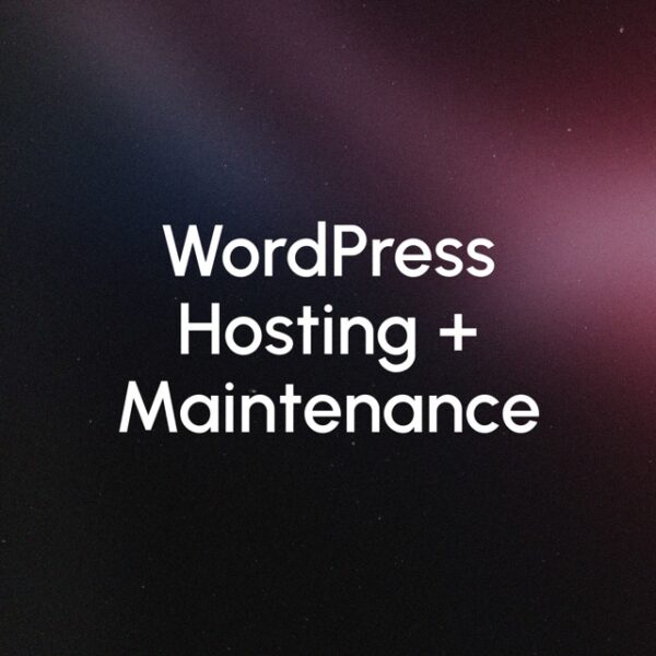 WordPress Hosting + Maintenance
