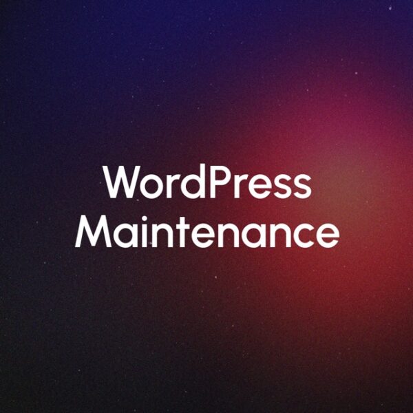 WordPress Maintenance